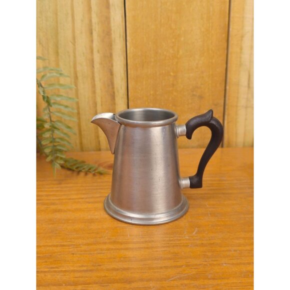 Vintage Kirk Stieff Pewter Coffee Pot and Matching Creamer - Picture 5 of 16